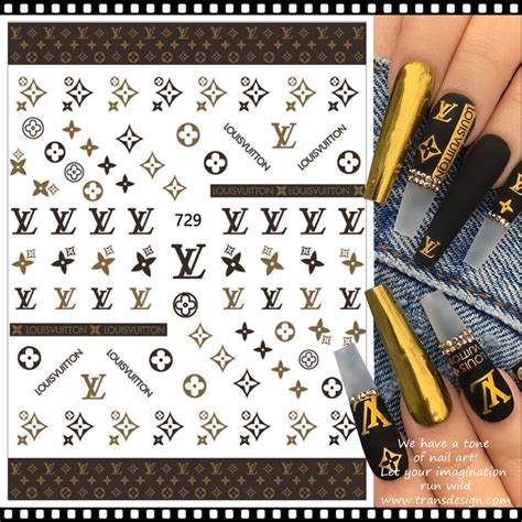 lv nail decal|louis vuitton nail charms.